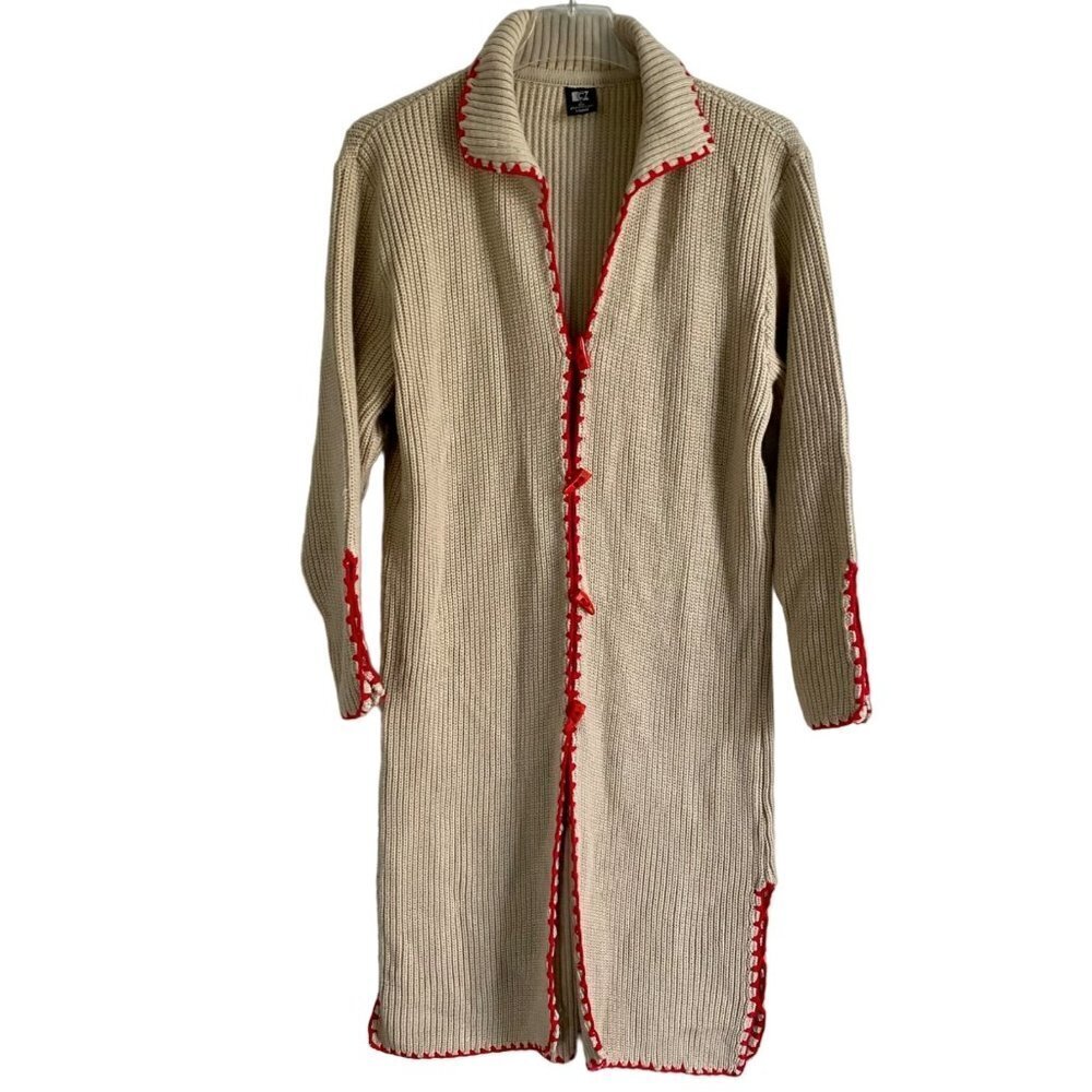 Oz Knit Long Cardigan Sweater Women's Medium